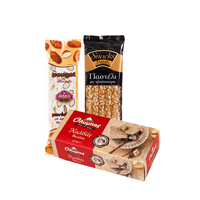 Halvas, Pasteli, Mandoato